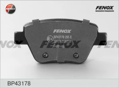 BP43178 FENOX Комплект тормозных колодок, дисковый тормоз