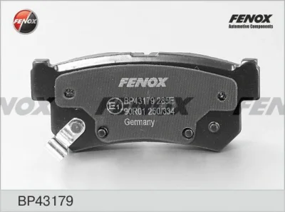 Комплект тормозных колодок, дисковый тормоз FENOX BP43179