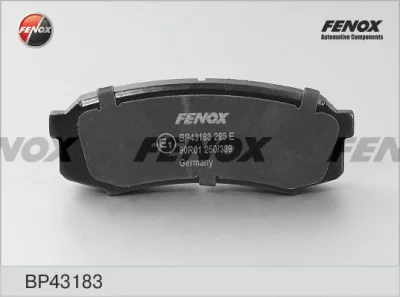 BP43183 FENOX Комплект тормозных колодок, дисковый тормоз