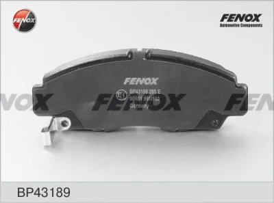 Комплект тормозных колодок, дисковый тормоз FENOX BP43189