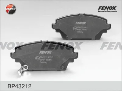 BP43212 FENOX Комплект тормозных колодок, дисковый тормоз