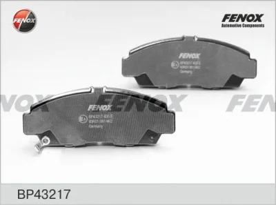 Комплект тормозных колодок, дисковый тормоз FENOX BP43217