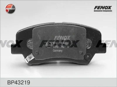 Комплект тормозных колодок, дисковый тормоз FENOX BP43219