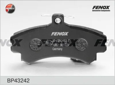 BP43242 FENOX Комплект тормозных колодок, дисковый тормоз