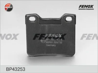 Комплект тормозных колодок, дисковый тормоз FENOX BP43253
