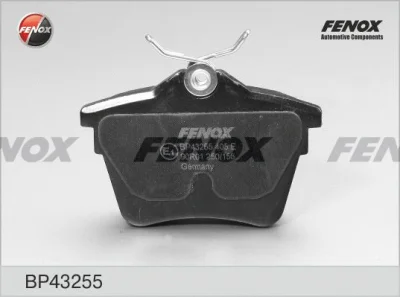 Комплект тормозных колодок, дисковый тормоз FENOX BP43255