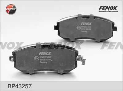 Комплект тормозных колодок, дисковый тормоз FENOX BP43257