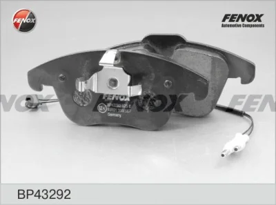 BP43292 FENOX Комплект тормозных колодок, дисковый тормоз