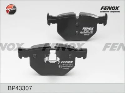 Комплект тормозных колодок, дисковый тормоз FENOX BP43307