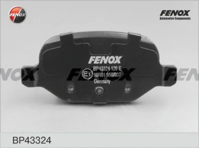 BP43324 FENOX Комплект тормозных колодок, дисковый тормоз