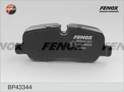BP43344 FENOX Комплект тормозных колодок, дисковый тормоз