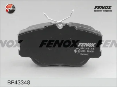 Комплект тормозных колодок, дисковый тормоз FENOX BP43348