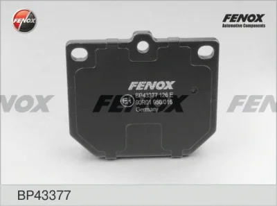 Комплект тормозных колодок, дисковый тормоз FENOX BP43377