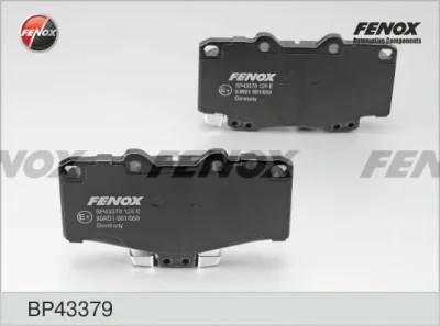BP43379 FENOX Комплект тормозных колодок, дисковый тормоз