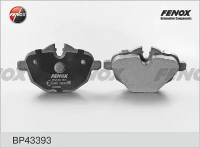 Комплект тормозных колодок, дисковый тормоз FENOX BP43393