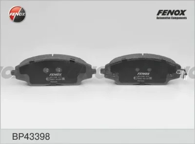 Комплект тормозных колодок, дисковый тормоз FENOX BP43398