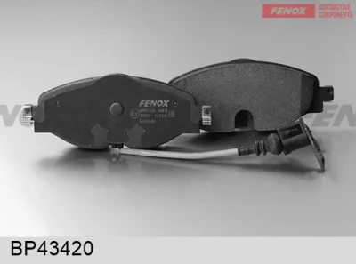 Комплект тормозных колодок, дисковый тормоз FENOX BP43420