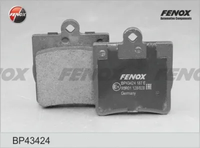 Комплект тормозных колодок, дисковый тормоз FENOX BP43424