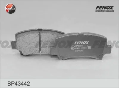 Комплект тормозных колодок, дисковый тормоз FENOX BP43442