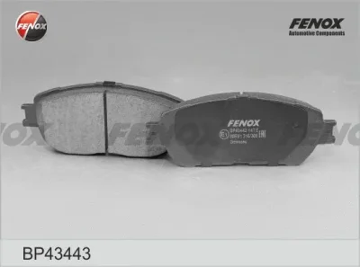 BP43443 FENOX Комплект тормозных колодок, дисковый тормоз