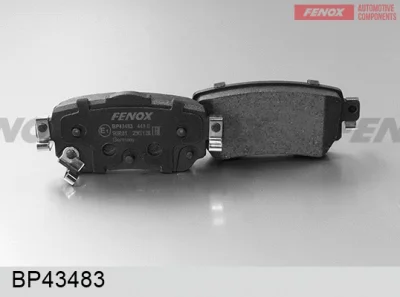 Комплект тормозных колодок, дисковый тормоз FENOX BP43483