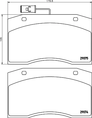 Комплект тормозных колодок, дисковый тормоз DON CVP010