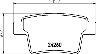 PCP1139 DON Комплект тормозных колодок, дисковый тормоз