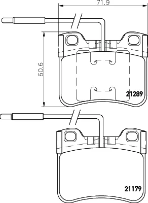 PCP1579 DON Комплект тормозных колодок, дисковый тормоз