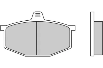 Комплект тормозных колодок, дисковый тормоз E.T.F. 12-0124