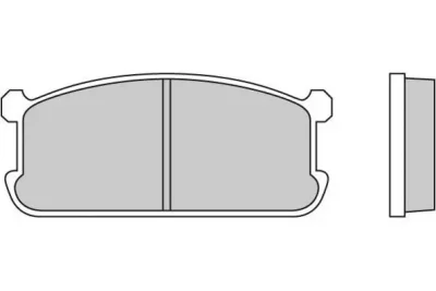 Комплект тормозных колодок, дисковый тормоз E.T.F. 12-0192