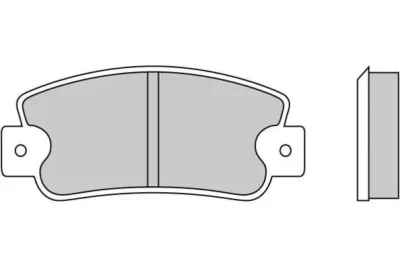 12-0211 E.T.F. Комплект тормозных колодок, дисковый тормоз