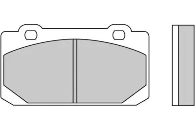 12-0240 E.T.F. Комплект тормозных колодок, дисковый тормоз