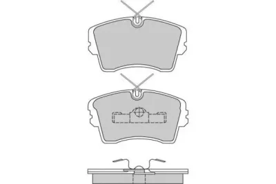 12-0283 E.T.F. Комплект тормозных колодок, дисковый тормоз