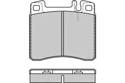 12-0662 E.T.F. Комплект тормозных колодок, дисковый тормоз
