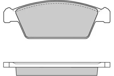12-0668 E.T.F. Комплект тормозных колодок, дисковый тормоз