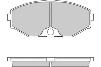 12-0722 E.T.F. Комплект тормозных колодок, дисковый тормоз