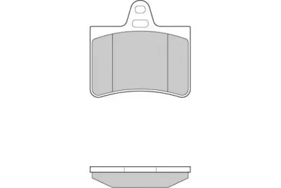 12-0938 E.T.F. Комплект тормозных колодок, дисковый тормоз
