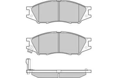 12-1208 E.T.F. Комплект тормозных колодок, дисковый тормоз