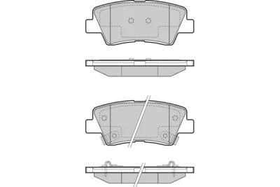 12-1471 E.T.F. Комплект тормозных колодок, дисковый тормоз