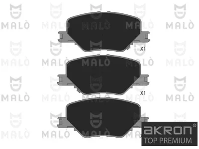 1051372 AKRON-MALÒ Комплект тормозных колодок, дисковый тормоз