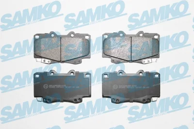 5SP1610 SAMKO Комплект тормозных колодок, дисковый тормоз