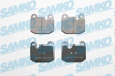Комплект тормозных колодок, дисковый тормоз SAMKO 5SP210