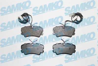 Комплект тормозных колодок, дисковый тормоз SAMKO 5SP301