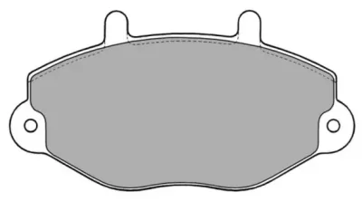 Комплект тормозных колодок, дисковый тормоз FREMAX FBP-0771