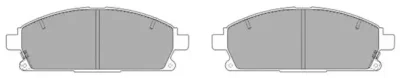 Комплект тормозных колодок, дисковый тормоз FREMAX FBP-0790