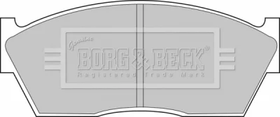 BBP1077 BORG & BECK Комплект тормозных колодок, дисковый тормоз