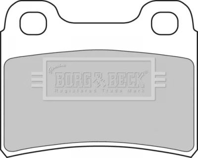 BBP1304 BORG & BECK Комплект тормозных колодок, дисковый тормоз