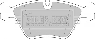 BBP1460 BORG & BECK Комплект тормозных колодок, дисковый тормоз