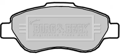 BBP1914 BORG & BECK Комплект тормозных колодок, дисковый тормоз