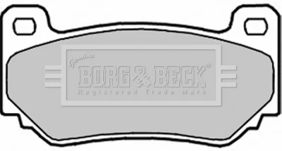 BBP1940 BORG & BECK Комплект тормозных колодок, дисковый тормоз